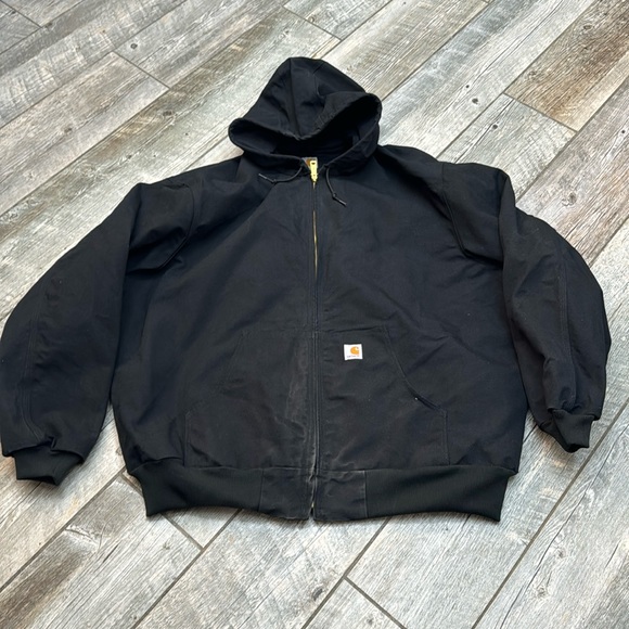 Carhartt Men's Thermal Lined Duck Active Jacket J131 4CL Tall - Picture 2 of 8